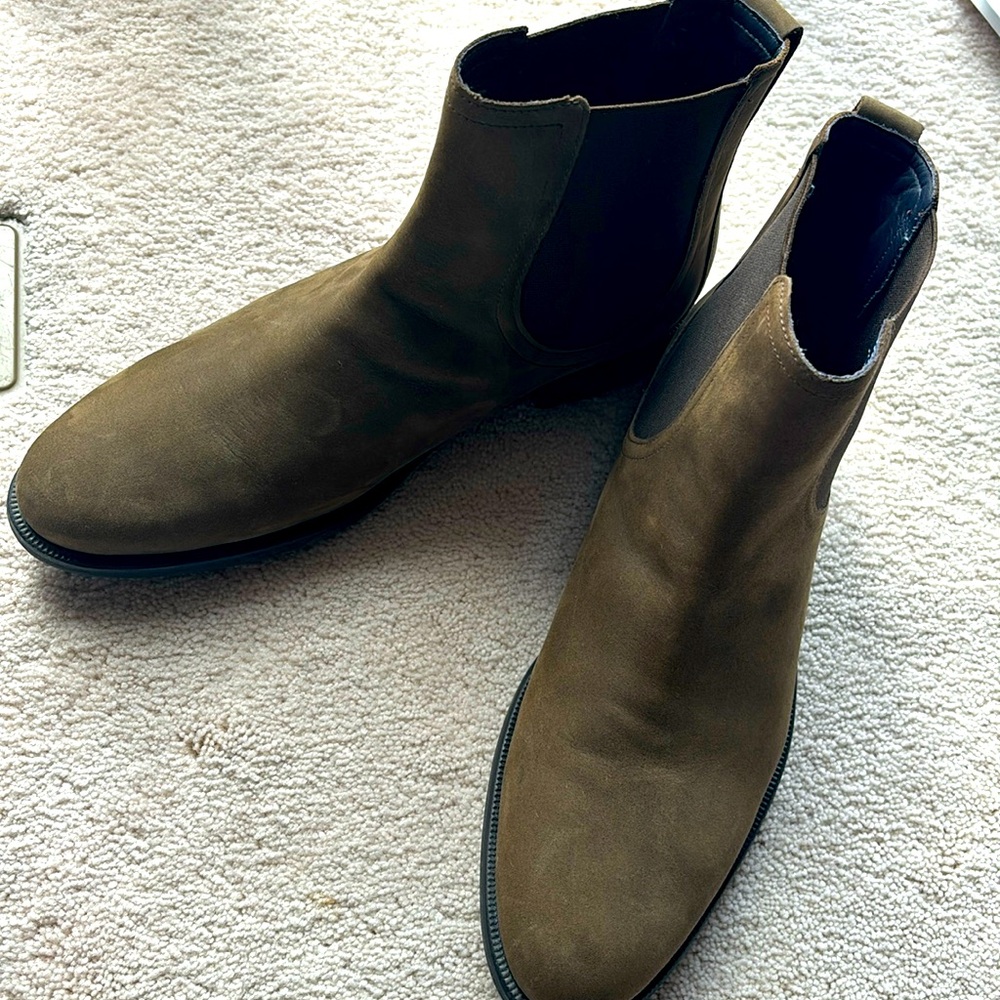 Cole Haan brown pull on ankle boots
